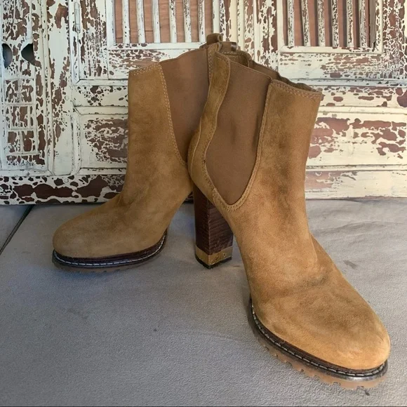 Tory Burch Suede Booties - Picture 3 of 16